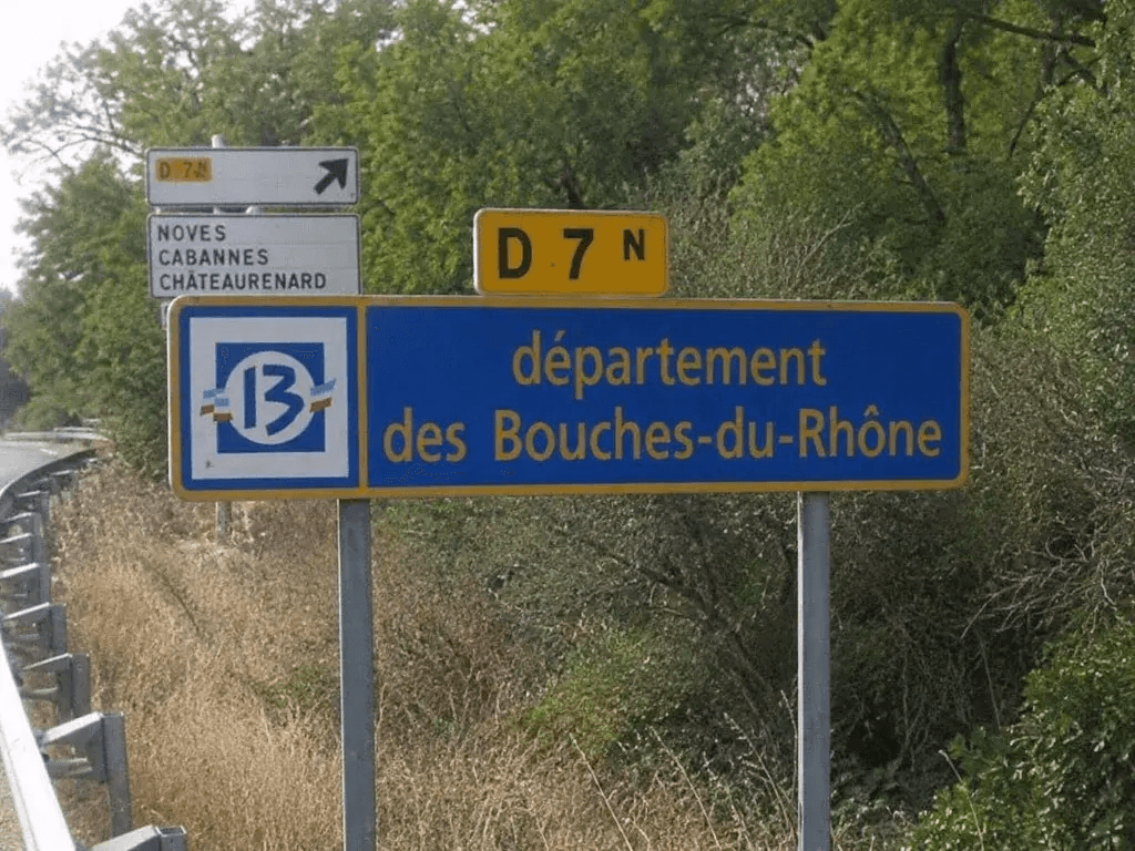Panneau département Bouches-du-Rhône