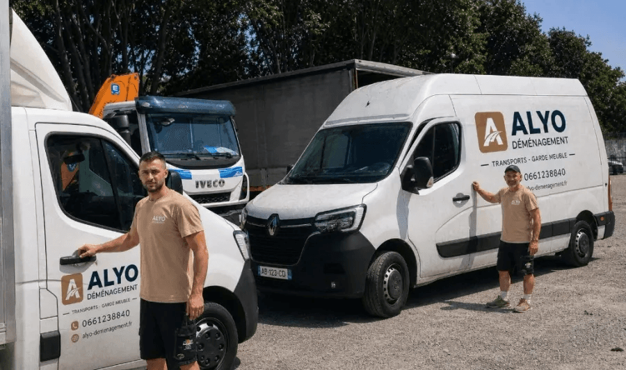 Déménageurs Alyo Déménagement en intervention de débarras