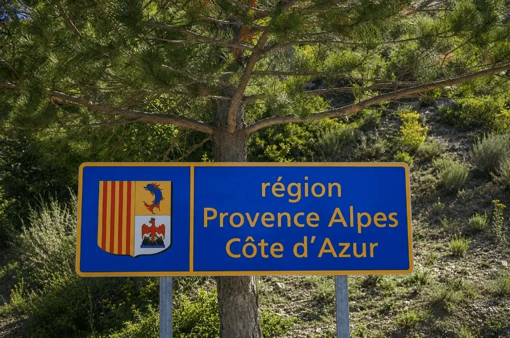 Panneau région Provence-Alpes-Côte d'Azur